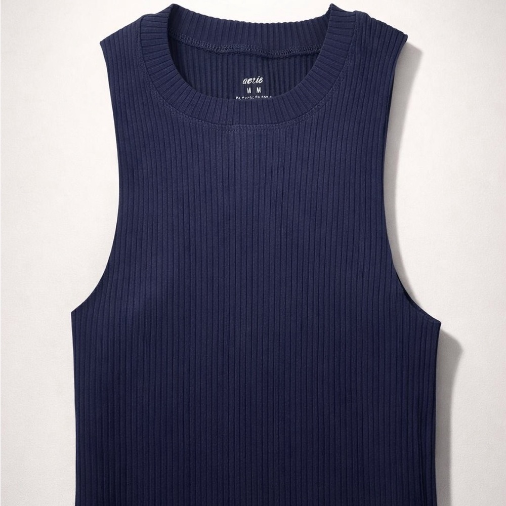 Aerie Deep Blue Sleeveless Top